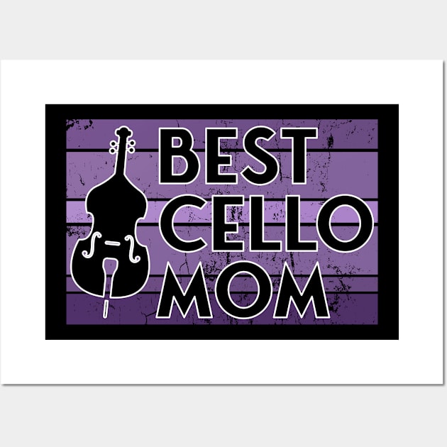 Best Cello mom Wall Art by Jabinga